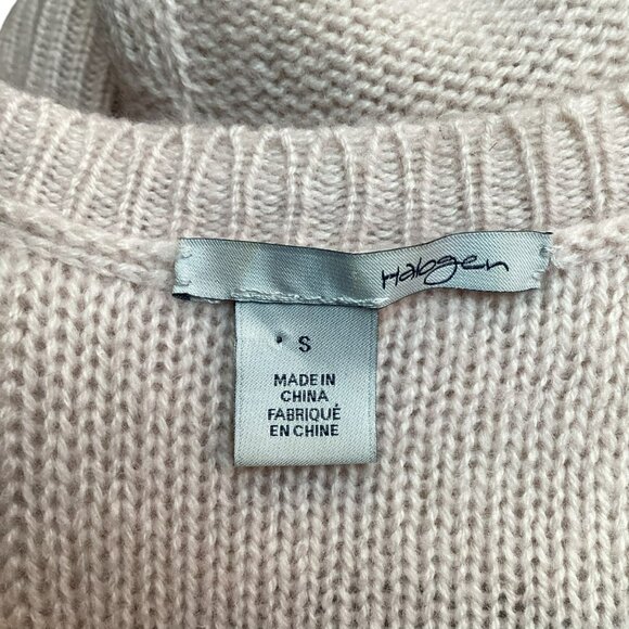 Halogen Womens Geometric Textured Sweater MERINO WOOL/CASHMERE Size Small - Picture 8 of 8